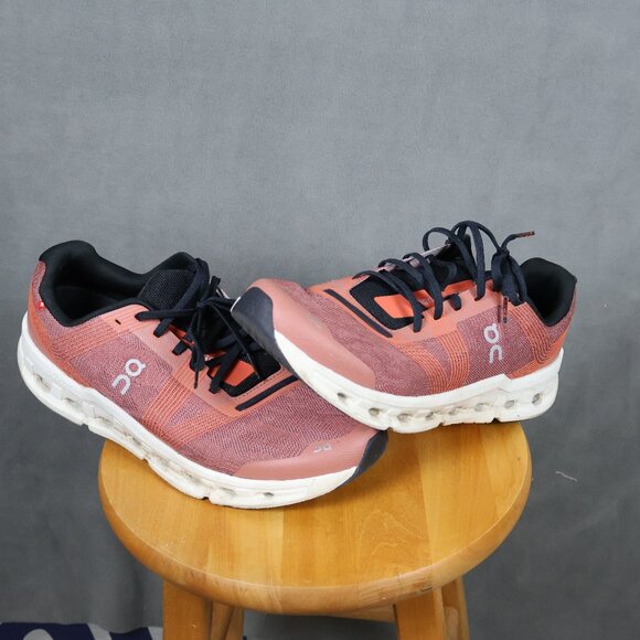 On Cloudgo Sneakers Mens 12.5 Mahogany Ivory Running Athletic Lightweight Shoes - Picture 1 of 14